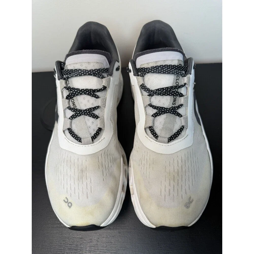 On CloudMonster Running Shoes White Black Womens Size 8.5 US Style# 61.98433 - Picture 6 of 15